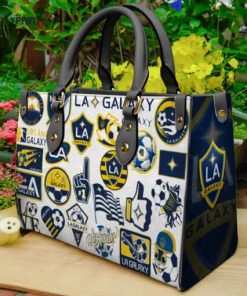 Los Angeles Galaxy Leather Handbag Gift For Women