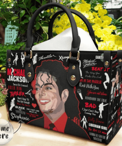 Michael Jackson Leather Handbag For Women Gift