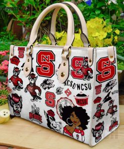 NC State Wolfpack Leather Handbag For Women Gift