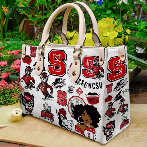 NC State Wolfpack Leather Handbag For Women Gift