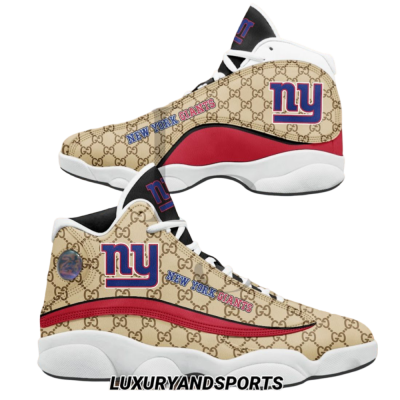 NFL New York Giants Gucci Air Jordan 13 Sneakers