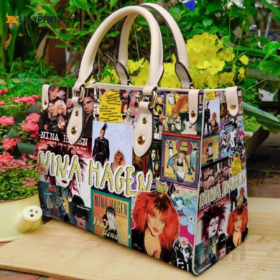 Nina Hagen Leather Handbag For Women Gift