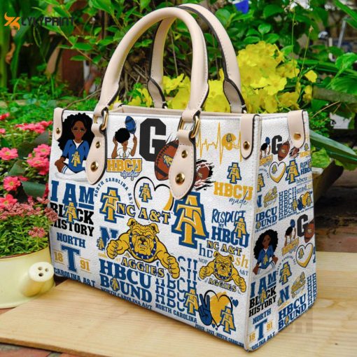 North Carolina A&T Aggies 1 Leather Handbag 1