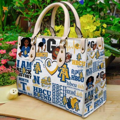 North Carolina A&T Aggies Leather Handbag For Women Gift