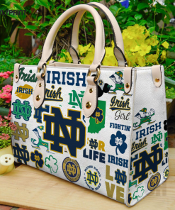 Notre Dame Fighting Irish 1 Leather Handbag For Women Gift