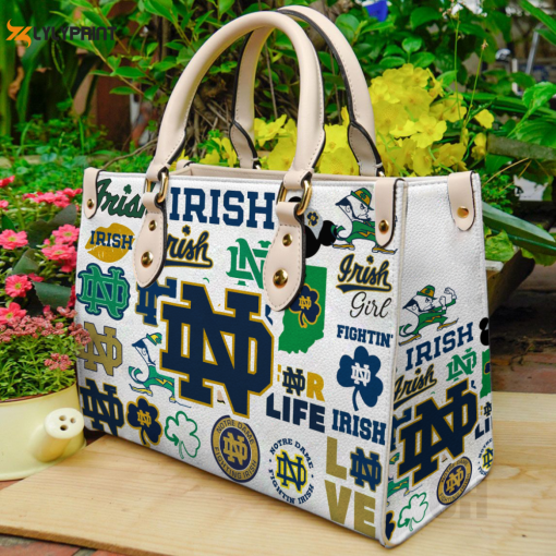 Notre Dame Fighting Irish 1 Leather Handbag For Women Gift