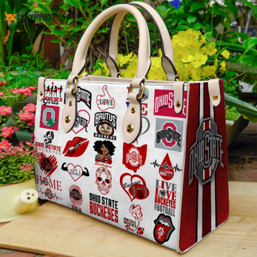 Ohio State Buckeyes 2 Leather Handbag Gift For Women