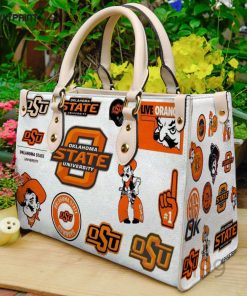 Oklahoma State Cowboys Leather Handbag For Women Gift