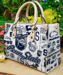 Penn State Leather Handbag Gift For Women