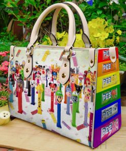 Pez Leather Handbag For Women Gift