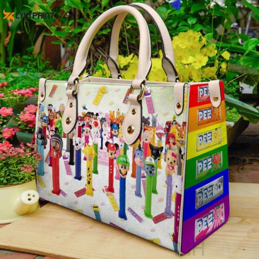 Pez Leather Handbag For Women Gift