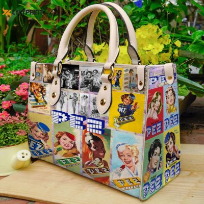 Pez Leather Handbag Gift For Women Type01