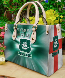 Plymouth Argyle Leather Handbag For Women Gift