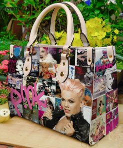 P!nk Leather Handbag For Women Gift Fan