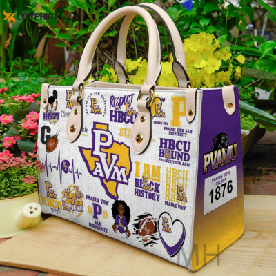 Prairie View A&M Panthers Leather Handbag For Women Gift