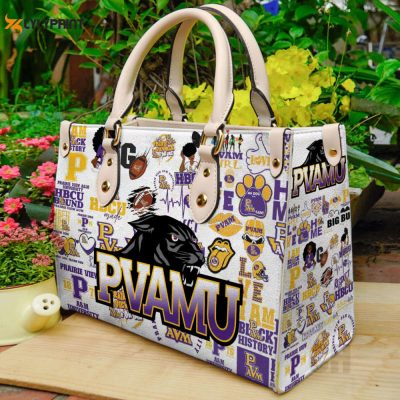 Prairie View A&M Panthers Leather Handbag Gift For Women