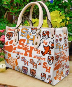 Sam Houston Bearkats Leather Handbag Gift For Women