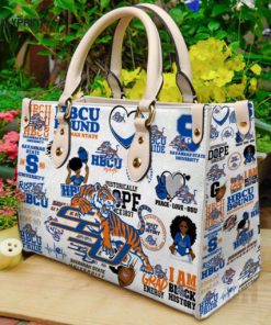 Savannah State Tigers Leather Handbag For Women Gift