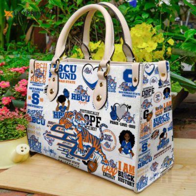 Savannah State Tigers Leather Handbag For Women Gift