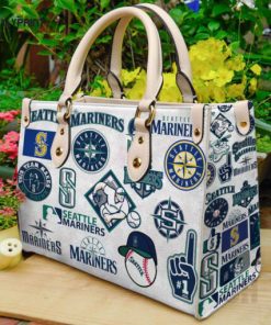 Seattle Mariners Leather Handbag For Women Gift