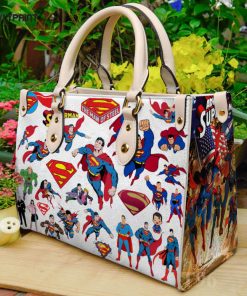 Superman 1 Leather Handbag For Women Gift