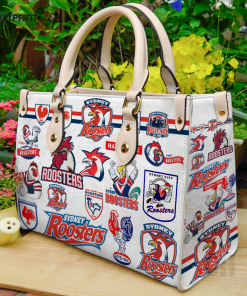 Sydney Roosters Leather Handbag For Women Gift