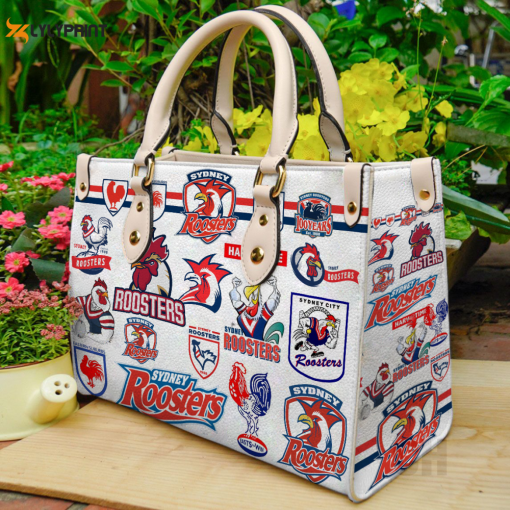 Sydney Roosters Leather Handbag For Women Gift