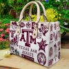 Texas A&M Aggies Leather Handbag For Women Gift