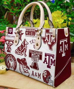 Texas A&M Aggies Leather Handbag Gift For Women