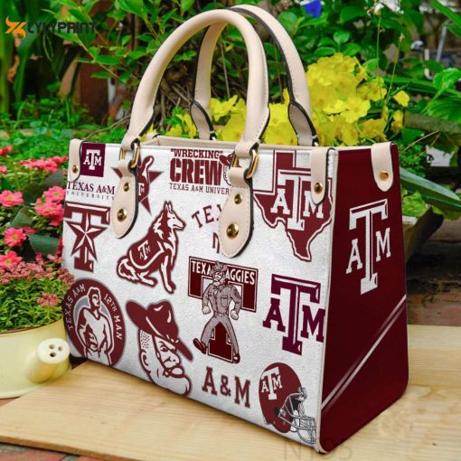 Texas A&M Aggies Leather Handbag Gift For Women