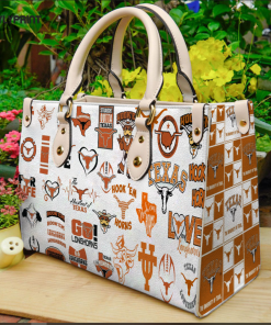 Texas Longhorns 1 Leather Handbag For Women Gift