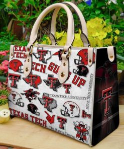 Texas Tech Leather Handbag Gift For Women