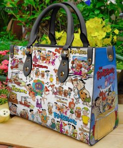 The Flintstones Leather Handbag For Women Gift