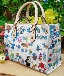 The Smurfs Leather Handbag For Women Gift