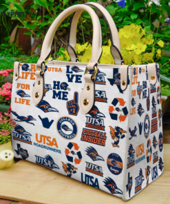 UTSA Roadrunners Leather Handbag For Women Gift