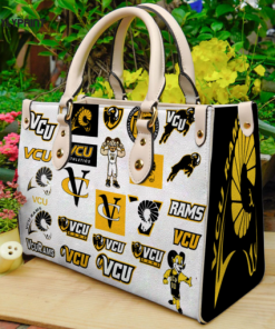 VCU Rams Leather Handbag Gift For Women