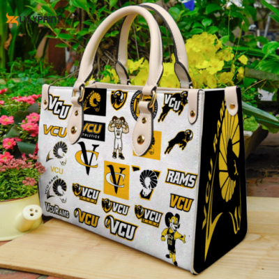 VCU Rams Leather Handbag Gift For Women