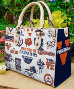 Virginia Cavaliers Leather Handbag For Women Gift