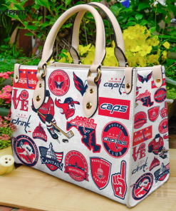 Washington Capitals Leather Handbag For Women Gift