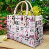 breast cancer Leather Handbag Gift For Women