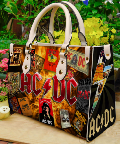 AcDc Band Love Leather Bag For Women Gift