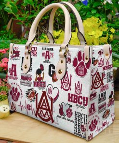 Alabama A&M Leather HandBag For Women Gift