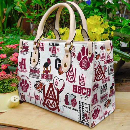 Alabama A&M Leather HandBag For Women Gift