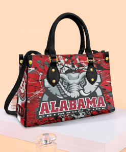 Alabama Crimson Tide Leather Bag For Women Gift