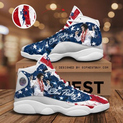 Elvis Presley Custom JD13 Shoes  Air Jordan 13 Sneakers