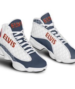 Elvis Presley JD13 Shoes Sneakers Air Jordan 13 Shoes White