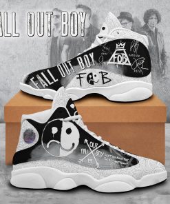 Fall Out Boy AJ13 Sneakers Air Jordan 13 Shoes White