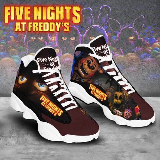 Five Nights at Freddy’s AJ13 Sneakers Air Jordan 13 Shoes White