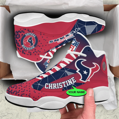 Houston Texans NFL Jordan 13 Shoes Custom Name Sneakers Mura130975