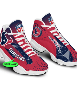 Houston Texans NFL Jordan 13 Shoes Custom Name Sneakers Mura130975